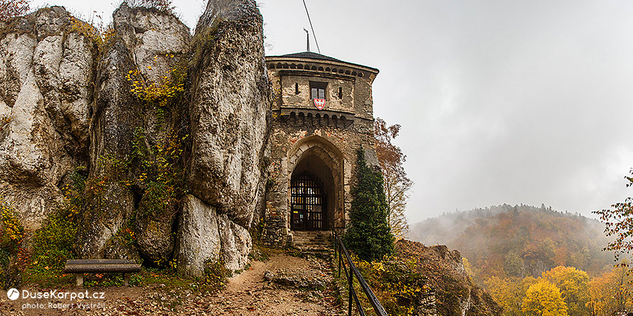 Ojcowský národní park - hrad Ojców