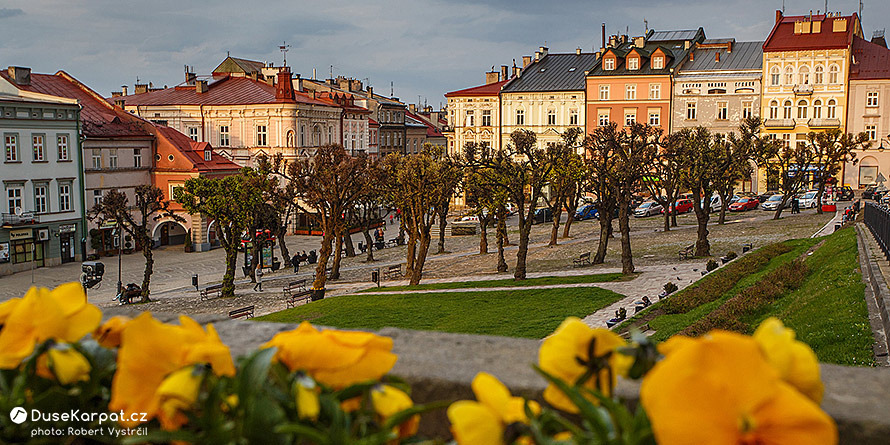 Přemyšl - centrální náměstí Rynek na Starém Městě