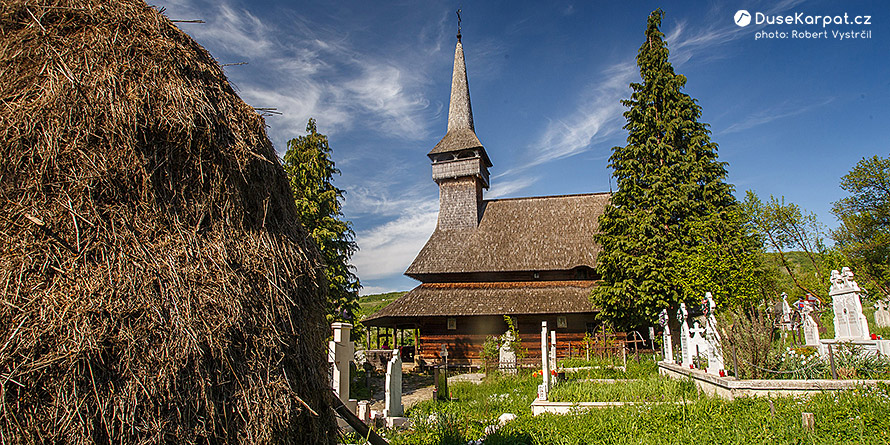 Poienile Izei - dřevěný kostel sv. Paraskevy