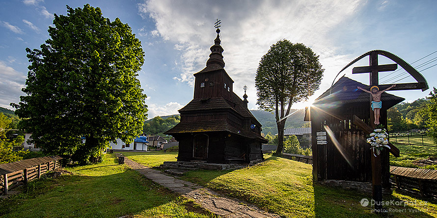 Dřevěný kostelík v Ruském Potoku