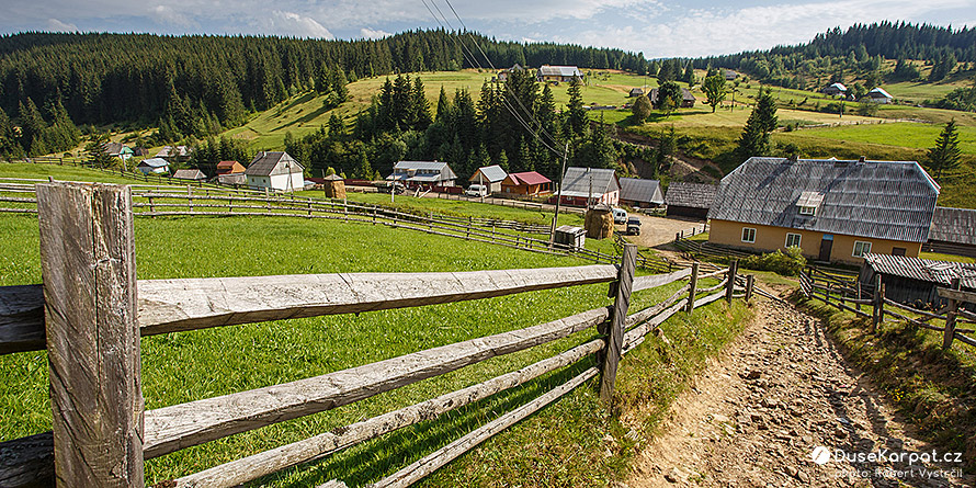 Malebná horská vesnička Svoboda