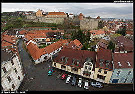 Egerský hrad pohledem z minaretu