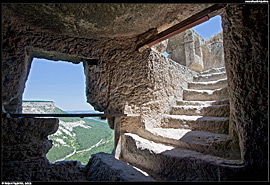 Čufut Kale (Чуфут-Кале) - interiér jeskyně