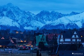 Pohled na Vysoké Tatry z polské strany