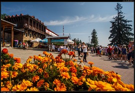 Gubałówka - restaurace u vrcholové stanice lanovky