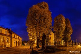 Lipnica Murowana - zděný kostel sv. Šimona z Lipnice (kościół św. Szymona z Lipnicy) ze 17. století (2016)