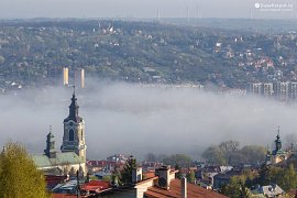 Výhled od pevnosti Kruhel na město Přemyšl (Przemyśl) (2017)