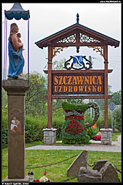 Szczawnica - upravený vstup do města