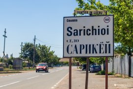 Obec Sarichioi obývaná ruským etnikem Lipovanů (Lipovců) (2023)