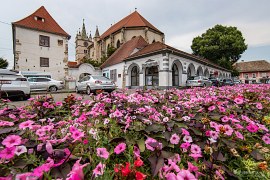 Luteránský kostel (biserica evanghelică) postavený německými Sasy (2024)