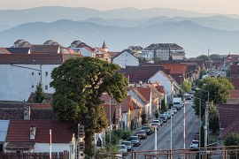 Výhled na hory z hotelu Stefani (2024)