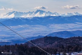 Výhled na Vysoké a Belianské Tatry z vrcholu Lysé (2023)