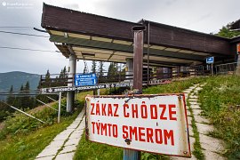 Stanice staré lanovky na Kosodrevině z let 1954-1957 (2020)