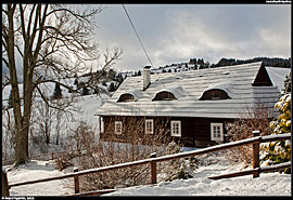 Veľké Borové - dřevěnice (drevenica)