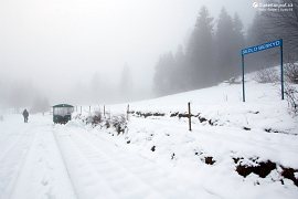 Sedlo Beskyd - místo setkání Oravské a Kysucké lesní železnice (2012)