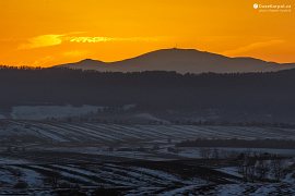 Magický okamžik na Sivé bradě - Kráľova hoľa těsně po západu slunce (2019)