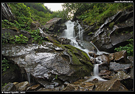 Vodopád pod horou Smotryč nad obcí Dzembroňa (2011)