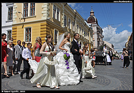 Černivci - svatba na ulici Kobyljanske